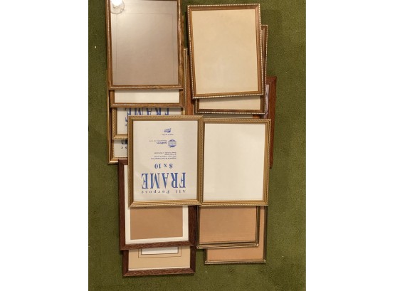 A Nice Grouping Of Picture Frames Mostly 8 X 10