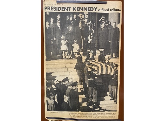 Denver Post 1963 President Kennedy Final Tribute 24x15