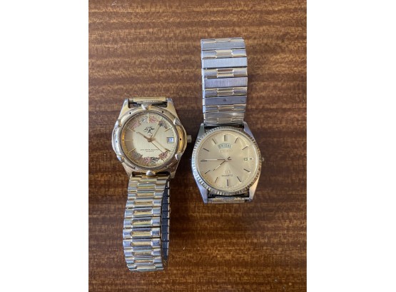 A Pair Of Vintage Men's Watches Including Seiko