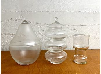 Collection Of Vintage Jars And Vase