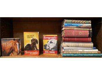 Grouping Of Vintage And Contemporary Books On Animals