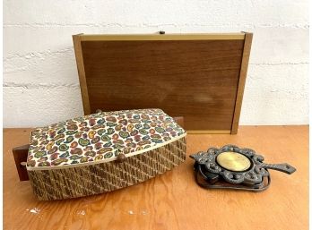 Collection Of 3 Vintage Warming Trays