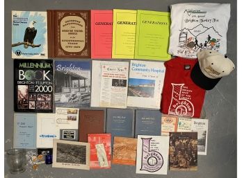 Collection Of Brighton CO Books Keepsakes And Maps
