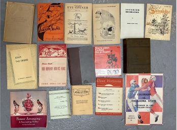 A Collection Of Small Vintage Books