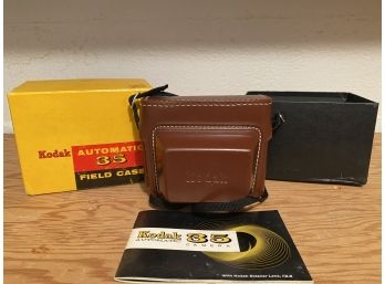 Kodak Automatic 35mm Film Camera In Original Box With Field Case