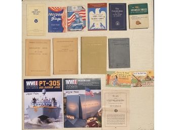Collection Of Vintage Military Brochures