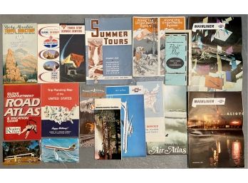 Collection Of US Road Maps/ Atlas 30s- 70s