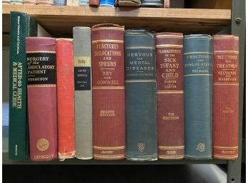 Collection Of Antique Medical Books