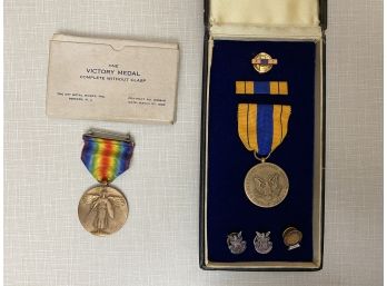 Selective Service And Victory Medals