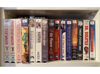 Grouping Of VHS Tapes