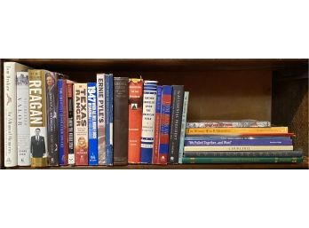 Collection Of Books Including WWII And Texas Ranger