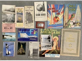 Collection Of Vintage Mid Century New York Travel Guides Post Cards