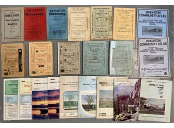 Collection Of Brighton CO Town Directories 1930s- 1970s