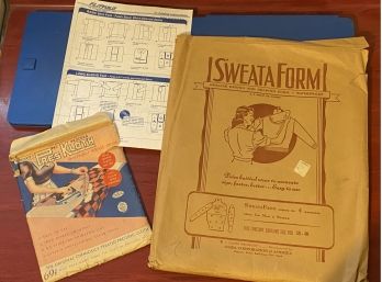 Cool Collection Of Vintage Laundry Helpers Including Sweataform, Preskloth, & Flipfold