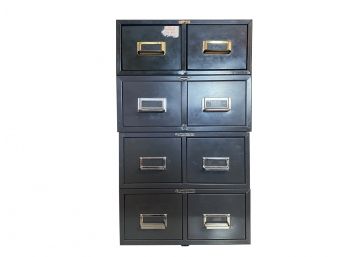 4 Stacking Small File Cabinet Drawers Cole And Steelmaster
