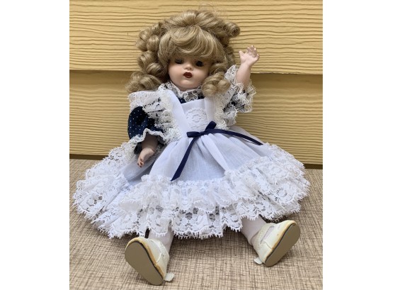 Sweet Pea Hand Painted Porcelain Doll