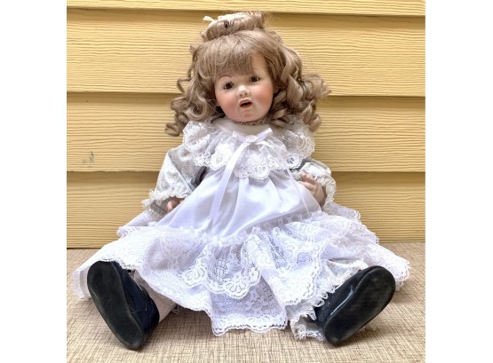 Hand Painted Porcelain Doll