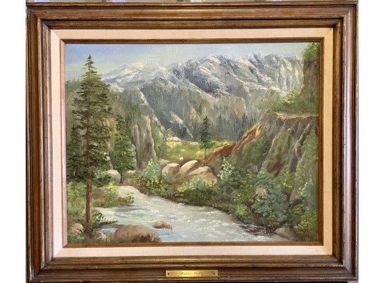 Hidden Valley C. Daly Oil On Canvas Art