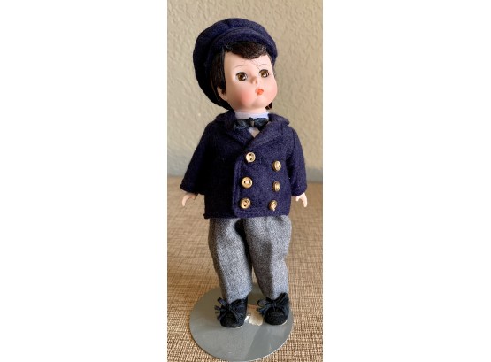 Traveling Boy By Madame Alexander Porcelain Doll