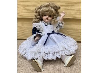 Sweet Pea Hand Painted Porcelain Doll