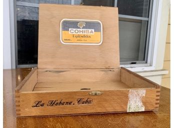 Cohiba Cuban Cigar Box