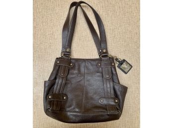 Tignanello Brown Leather Handbag