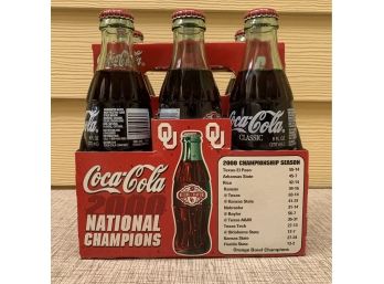 2000 University Of Oklahoma National Champions Coke Six Pack