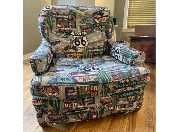 Route 66 Chair With Ottoman