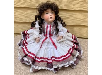 Hand Painted Porcelain  Doll