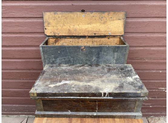 Two Antique Wooden Boxes