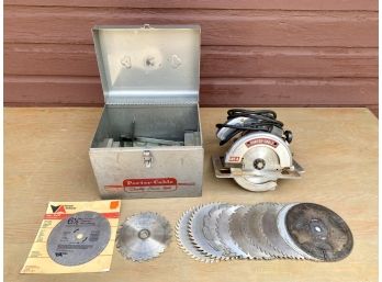Porter Cable Vintage Circular Saw In Box 146A