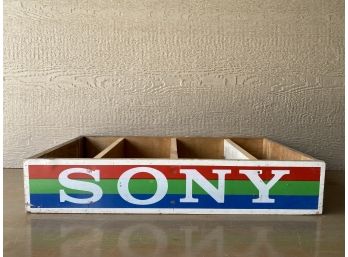 Sony Vintage Wood Box 29x16x5