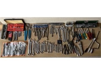 Large Collection Of Wrenches And Pliers
