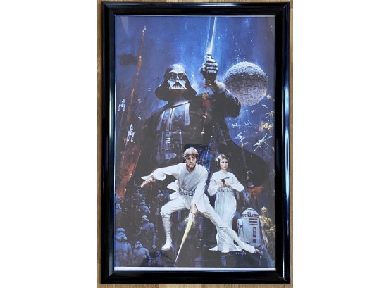 Luke, Leia, And Darth Vader Poster Print  (12 By 18 Inches)