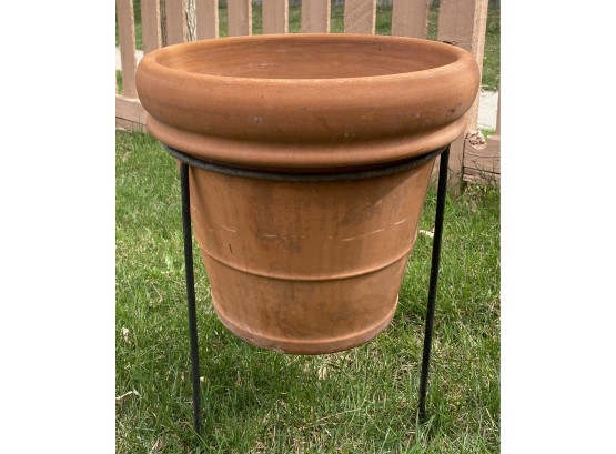 Terracotta Pot On Stand