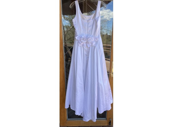 White Jessica Mclintock For Dillard's Special Occasion Dress Size 8