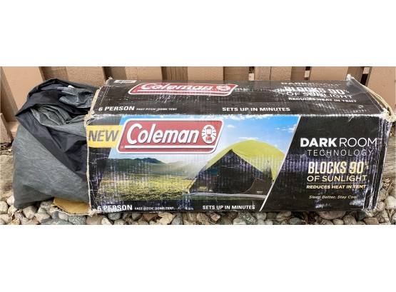 Coleman Dark Room Technology Tent (As Is Not, Not Checked For Completion)