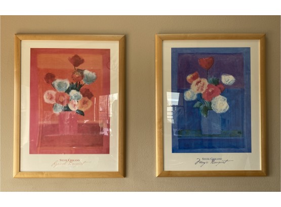Two Large Framed Prints By Sylvie Chaland From Z Gallerie