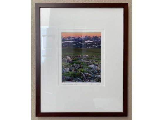 RockyMountain National Park Print Framed And Matted