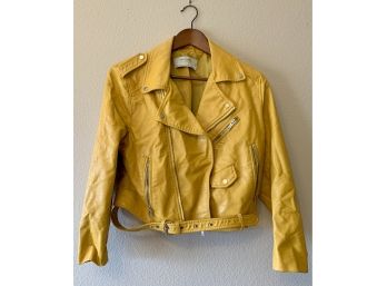 Zara Basics Faux Leather Jacket