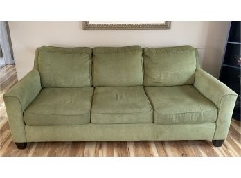 Tasteful Green Flex Steel Couch