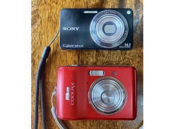 Two Point And Shoot Cameras From Sony And Nikon