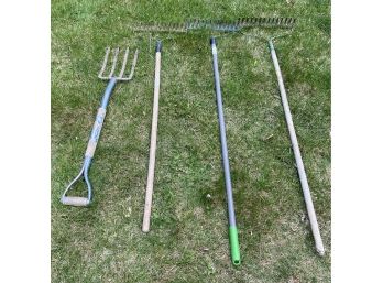 Four Outdoor Gardening Tools