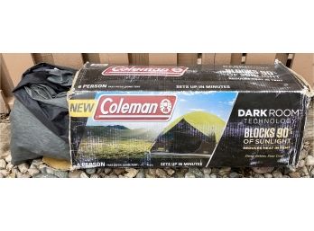 Coleman Dark Room Technology Tent (As Is Not, Not Checked For Completion)