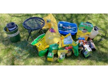 Large Lot Of Gardening Supplies And Chemicals