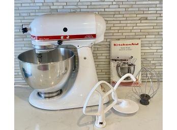 Kitchen Aid Mixer With Attachments And Booklet