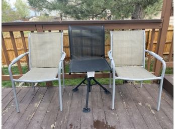 Lot Of 3 Outdoor Chairs