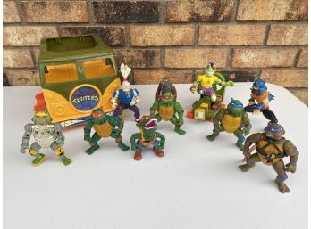 Lot Of Original 1980's TMNT Teenage Mutant Ninja Turtles