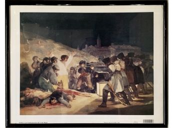 'Los Fusilamientos Del 3 De Mayo' Goya Print In Frame