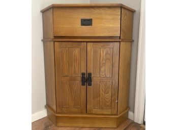 Corner Wood Cabinet